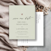 EENVOUDIGE ELEGANT GOLD GRAY TYPOGRAPHY BEWAREN DE AANKONDIGINGSKAART