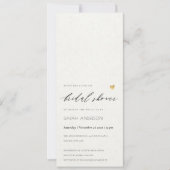 EENVOUDIGE ELEGANT GOLD KRAFT TYPOGRAPHY Vrijgezel Kaart (Voorkant)