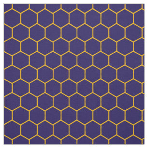Eenvoudige Elegant Honeycomb Pattern Abstracte mar Stof