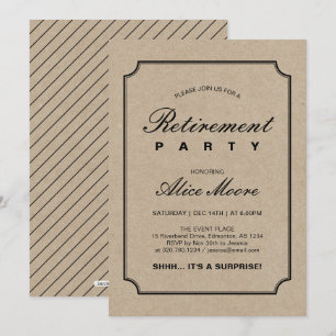 Eenvoudige Elegant Kraft   Pensioenfonds voor onde Kaart