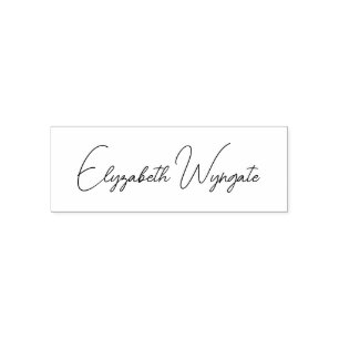 Eenvoudige Elegant Minimalist #23 Script naam alle Zelfinktende Stempel