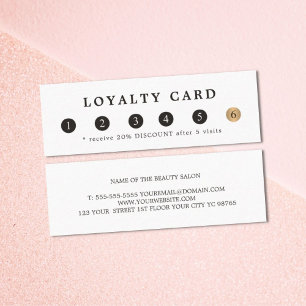 Eenvoudige Elegant White Faux Gold Beauty Loyalty