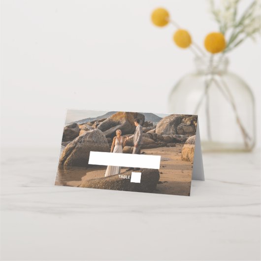 Eenvoudige Elegante 2Photo Overlay Script Wedding (Voorkant)