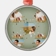 Eenvoudige, elegante, aangepaste fotocollage