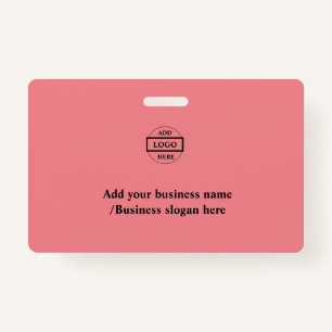 Eenvoudige elegante aangepaste logo hier bedrijfsl badge