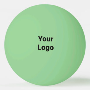 Eenvoudige elegante aangepaste logo hier voor bedr pingpongballen