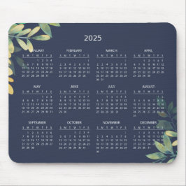 Eenvoudige Elegante Botanische Kalender 2025 | Mui Muismat