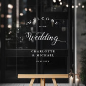 Eenvoudige, elegante bruiloft acryl bord