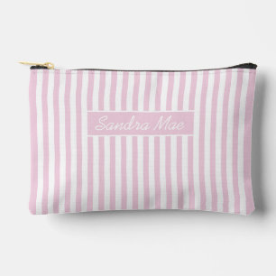 Eenvoudige Elegante Chic Streeppatroon Toilettas Etui