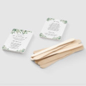 Eenvoudige Elegante Eucalyptus verlaat bruiloft pr Handwaaier (Niet-gemonteerd)