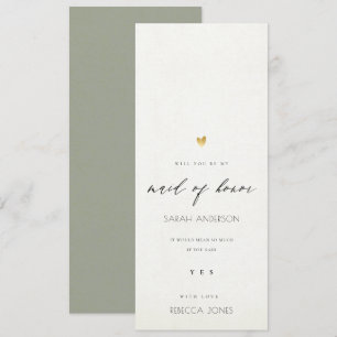 EENVOUDIGE ELEGANTE GRAY GOLD TYPOGRAPHY-dienstmei Kaart