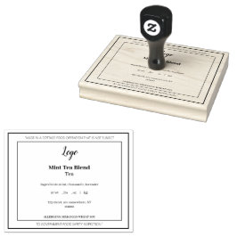 Eenvoudige elegante houthandels voor zakelijk rubb 	rubberstempel