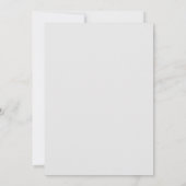 Eenvoudige elegante kalligrafie die we maken kaart (Achterkant)