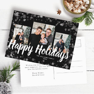Eenvoudige Elegante Kerstkaart Briefkaart