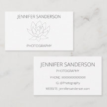 Eenvoudige elegante Lotus bloem minimalistische fo