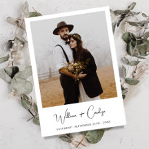 Eenvoudige Elegante Minimale Fotobruiloft