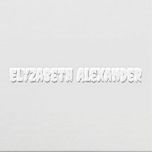 Eenvoudige Elegante Minimalist #70 Alleen Naam