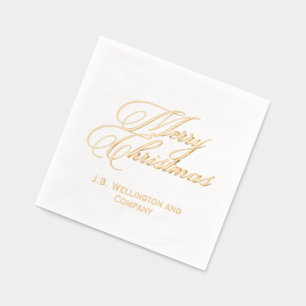 *Eenvoudige elegante minimalistische vrolijke kers Folie Servetten