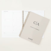 Eenvoudige, elegante monogram-uitnodigingsplanner planner (Display)