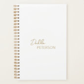 Eenvoudige elegante naam Modern Planner (Voorkant)