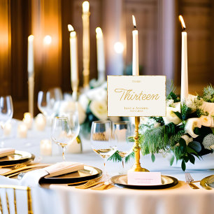 Eenvoudige, elegante, niet-witte Luxe Gold Edge Kaart