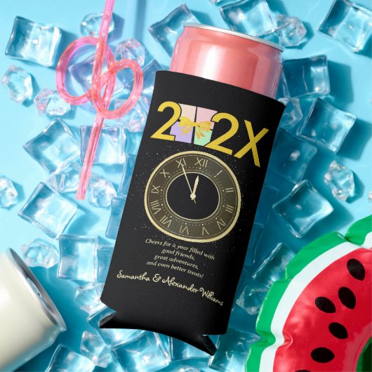 Eenvoudige elegante oudejaarsavond geschenkdoos bo (Insitu Zomer)