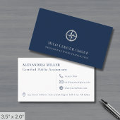 Eenvoudige elegante professional visitekaartje