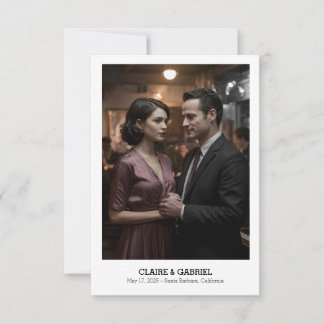 Eenvoudige Elegante Religieuze Tekst, Foto Save Th Save The Date