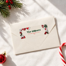 Eenvoudige Elegante Rode en Groene Kerst