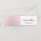 Eenvoudige Elegante Schoonheid Witte Rose Afsprakenkaart (Buitenkant ongevouwen)