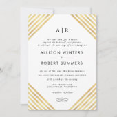 Eenvoudige elegante script bruiloft uitnodiging (Voorkant)