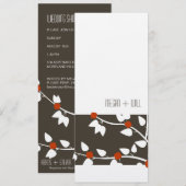 Eenvoudige elegante uitnodiging (Voorkant / Achterkant)