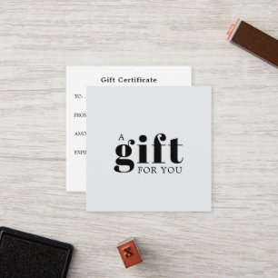 Eenvoudige Elegante Zakelijke Cadeau Klantkaart Klantenkaartje