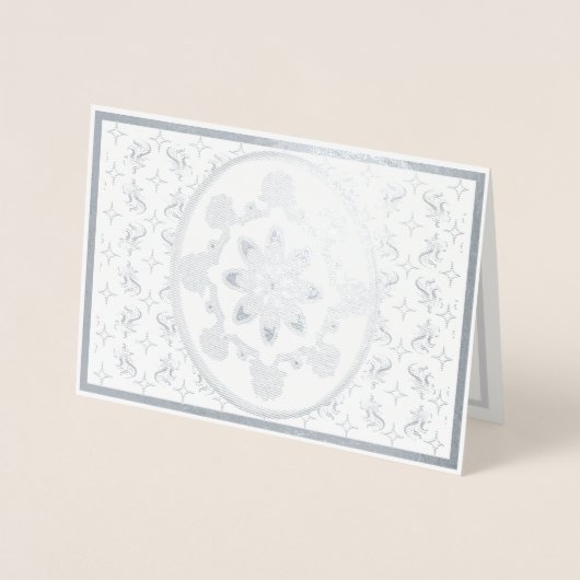 Eenvoudige elegantie folie kaarten (Voorkant)