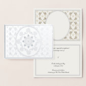 Eenvoudige elegantie folie kaarten (Display)