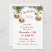 Eenvoudige Elegantie Kerstfeest Kaart (Voorkant)