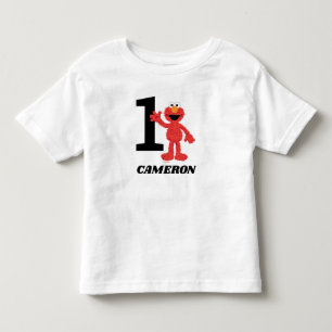 Eenvoudige Elmo 1e Verjaardag Kinder Shirts