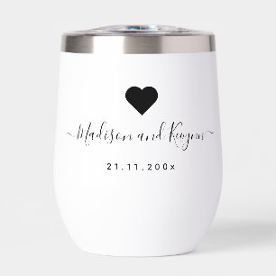 Eenvoudige en elegante bruiloft