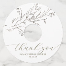 Eenvoudige en elegante Eucalyptus Branch Wine Glas