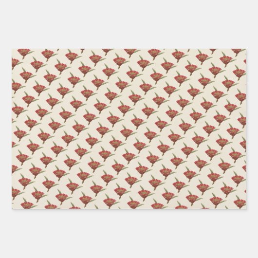 Eenvoudige en elegante  feestdag inpakpapier vel (Voorkant 3)