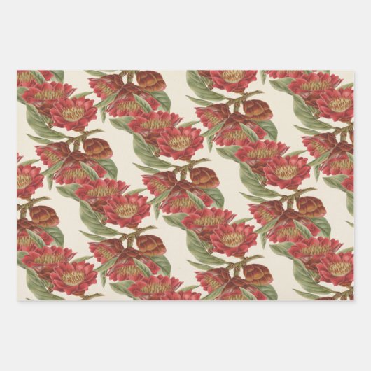 Eenvoudige en elegante  feestdag inpakpapier vel (Voorkant 2)