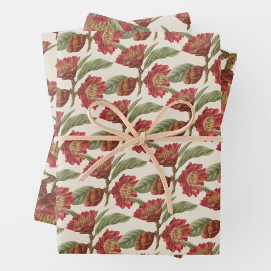 Eenvoudige en elegante  feestdag inpakpapier vel (In situ)