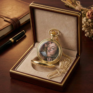 Eenvoudige en Elegante Liefde Jou Altijd Foto Horloge