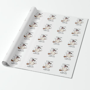 Eenvoudige en elegante Schattigee heks eerste Hall Cadeaupapier
