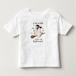 Eenvoudige en elegante Schattigee heks eerste Hall Kinder Shirts