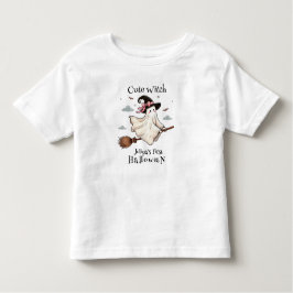 Eenvoudige en elegante Schattigee heks eerste Hall Kinder Shirts