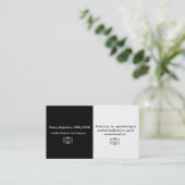 Eenvoudige en elegante Visitekaartjes van het rapp (Staand voorkant)