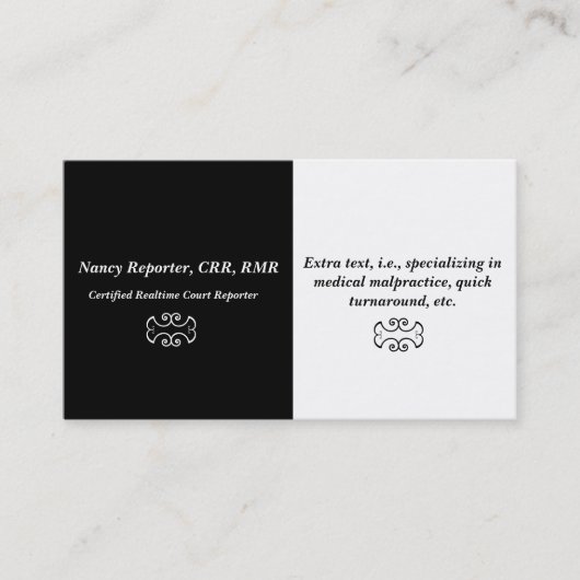 Eenvoudige en elegante Visitekaartjes van het rapp (Voorkant)