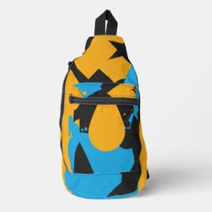 Eenvoudige en gedurfde tranen sling bag