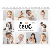 Eenvoudige en grafische fotocollage | Liefde met h Kalender (Hoes)